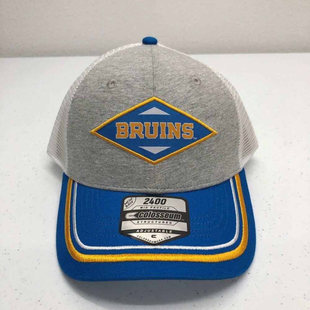 UCLA Bruins Hat Cap Snap Back Mens One Size Blue NCAA Basketball Colosseum Logo